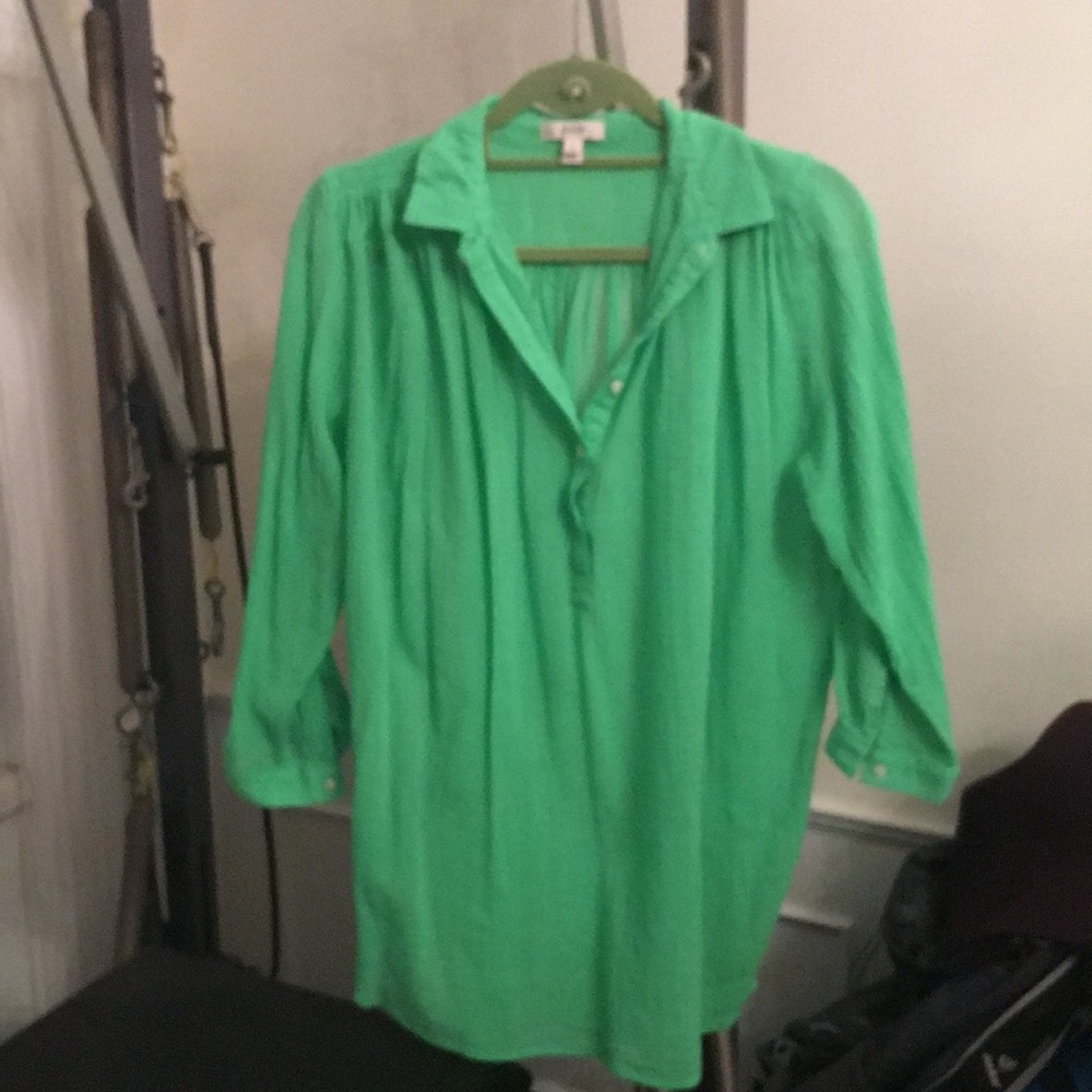 Gauzy cotton blouse